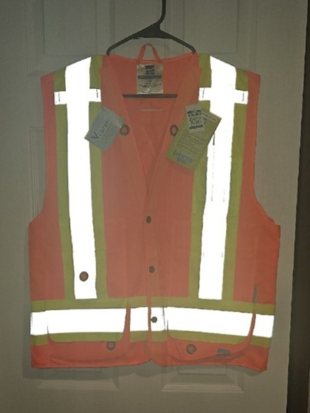 Open Road® Surveyor Safety Vest Size Large Orange New
